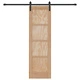 Плъзгаща врата ORKDAL с монтажен комплект 61x198.5 см от масивно борово дърво