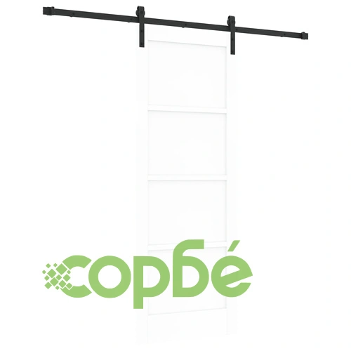 Плъзгаща Интериорна Врата ORKDAL Бяла 78x202x4 см от Масивно Борово Дърво с Механизми ➤ топ цена ➤ sorbe.bg