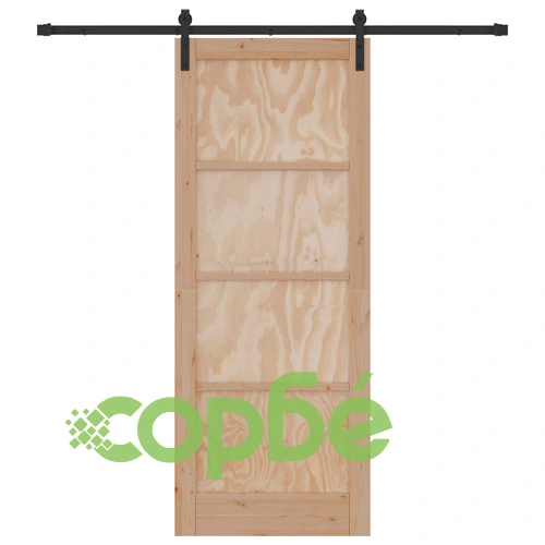 Плъзгаща врата ORKDAL 83 x 211 см от масивна борова дървесина с комплект за инсталация ➤ топ цена ➤ sorbe.bg