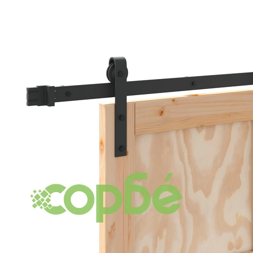 Плъзгаща се врата ORKDAL от масивно борово дърво 86x211x4 см с монтажен комплект ➤ топ цена ➤ sorbe.bg