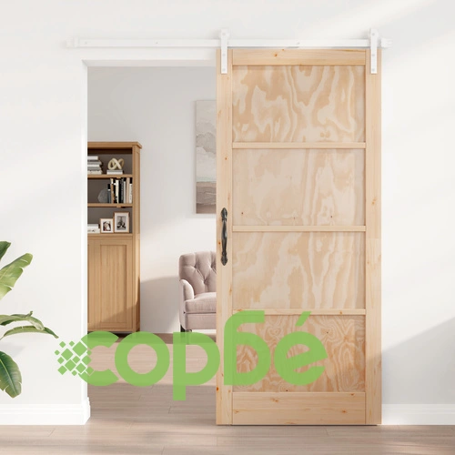 Плъзгаща Врата Комплект 93x211 см от Масивен Бор, Вътрешна Врата ОРКДАЛ 93x211x4 см ➤ топ цена ➤ sorbe.bg