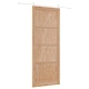 Плъзгаща Врата ORKDAL 93x232 см от Здрава Борова Дървесина с Комплект за Монтаж