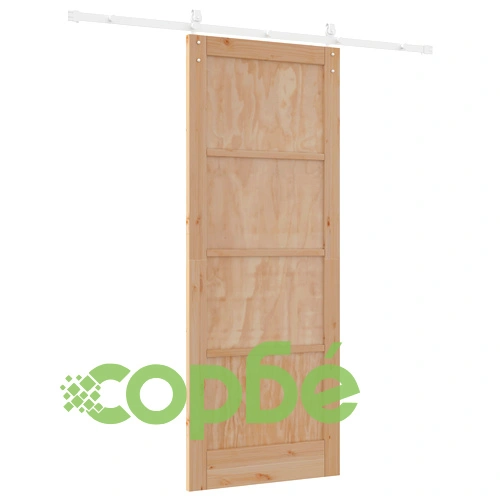 Плъзгаща врата от масивна борова дървесина 83x211 см с механизми, Вътрешна врата ORKDAL ➤ топ цена ➤ sorbe.bg