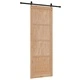 Плъзгаща се врата от масивно дърво бор с комплект механизъм 83x232 см