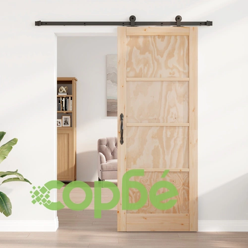Плъзгаща врата от масивен бор с релсова система 83x211x4 см ORKDAL ➤ топ цена ➤ sorbe.bg