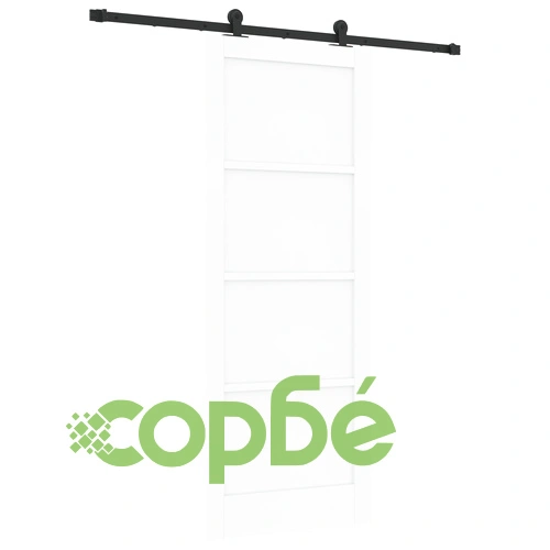 Плъзгаща врата ORKDAL от масивна борова дървесина с комплект за монтаж, бяла, 83х211х4 см ➤ топ цена ➤ sorbe.bg