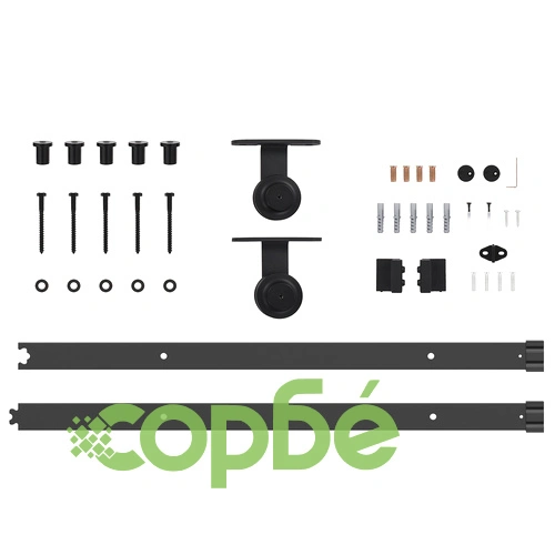Плъзгаща врата ORKDAL 83x232 см от масивна борова дървесина с комплект принадлежности ➤ топ цена ➤ sorbe.bg