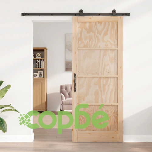 Плъзгаща интериорна врата ORKDAL 86x211 см от масивна борова дървесина с механизъм ➤ топ цена ➤ sorbe.bg