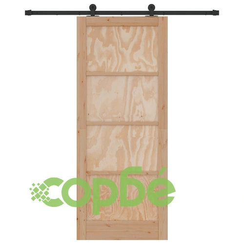Плъзгаща интериорна врата ORKDAL 86x211 см от масивна борова дървесина с механизъм ➤ топ цена ➤ sorbe.bg