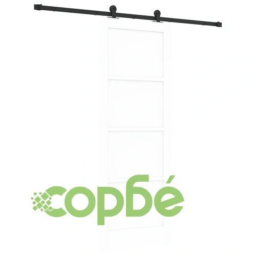 Плъзгаща Интериорна Врата ORKDAL Бяла 78x211x4 см от Масивно Борово Дърво с Комплект за Монтаж ➤ топ цена ➤ sorbe.bg