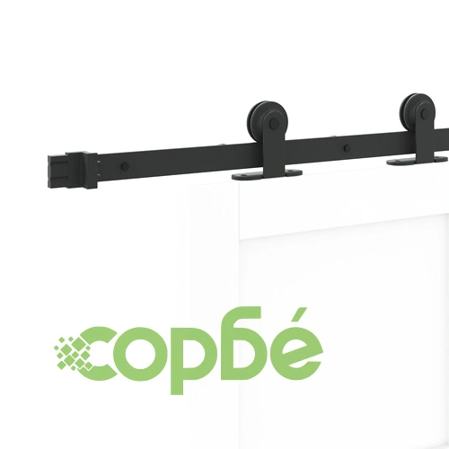 VidaXL Плъзгаща Врата от Масивна Борова Дървесина - Бяла 83x202 см с Комплект за Монтаж ➤ топ цена ➤ sorbe.bg