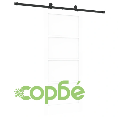 Плъзгаща Врата ORKDAL Бяла 86x198.5x4 см от Масивен Бор с Комплект за Монтаж ➤ топ цена ➤ sorbe.bg