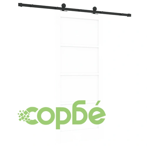 Плъзгаща Врата ORKDAL Бяла 86x198.5x4 см от Масивен Бор с Комплект за Монтаж ➤ топ цена ➤ sorbe.bg