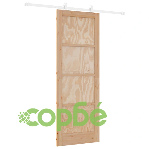 Интериорна врата ORKDAL 78x211x4 см от масивно дърво бор с плъзгащ механизъм ➤ топ цена ➤ sorbe.bg