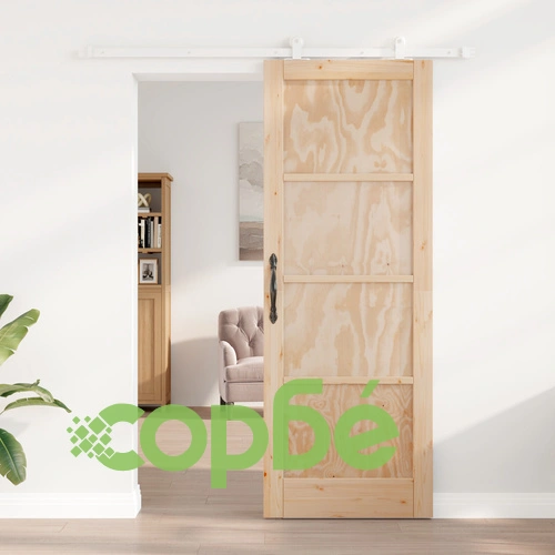 Интериорна врата ORKDAL 78x211x4 см от масивно дърво бор с плъзгащ механизъм ➤ топ цена ➤ sorbe.bg