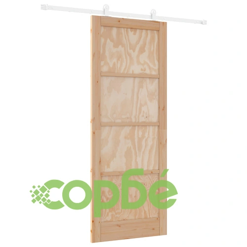 Плъзгаща врата ORKDAL с комплект за монтаж 83x211x4 см от масивен бор ➤ топ цена ➤ sorbe.bg