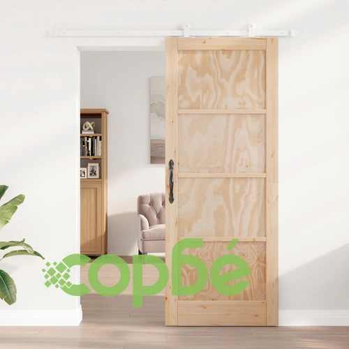 Плъзгаща врата ORKDAL с комплект за монтаж 83x211x4 см от масивен бор ➤ топ цена ➤ sorbe.bg