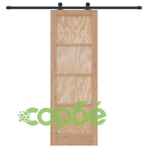 Плъзгаща Врата ORKDAL от Масивно Иглолистно Дърво с Комплект Механизъм 73.5x211 см ➤ топ цена ➤ sorbe.bg