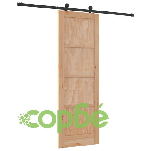 Плъзгаща Врата ORKDAL от Масивно Иглолистно Дърво с Комплект Механизъм 73.5x211 см ➤ топ цена ➤ sorbe.bg