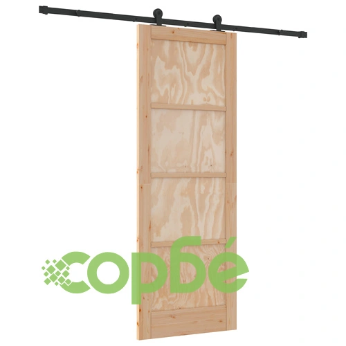 Плъзгаща врата ORKDAL от масивно борово дърво, интериорна, 78x211x4 см ➤ топ цена ➤ sorbe.bg