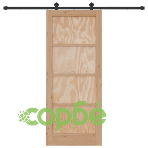 Плъзгаща врата ORKDAL от масивна борова дървесина с комплект за обков 83x202 см ➤ топ цена ➤ sorbe.bg