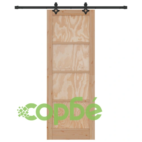 Плъзгаща интериорна врата ORKDAL 78x211x4 см от масивна борова дървесина с комплект за монтаж ➤ топ цена ➤ sorbe.bg