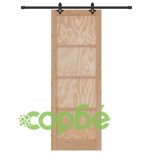 Плъзгаща Интериорна Врата ORKDAL 83x232x4 см от Здраво Борово Дърво с Комплект за Монтаж ➤ топ цена ➤ sorbe.bg