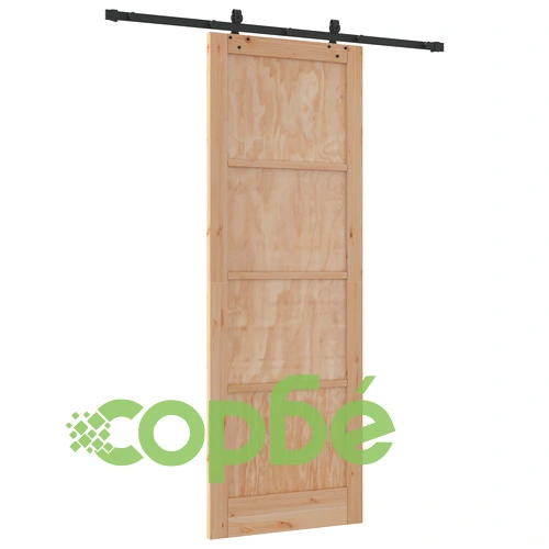 Плъзгаща Интериорна Врата ORKDAL 83x232x4 см от Здраво Борово Дърво с Комплект за Монтаж ➤ топ цена ➤ sorbe.bg