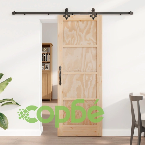 Плъзгаща интериорна врата ORKDAL 73.5x198.5 см от масивна борова дървесина с монтажен комплект ➤ топ цена ➤ sorbe.bg