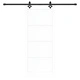 Плъзгаща Интериорна Врата ORKDAL Бяла 86x198.5x4 см от Солидно Борово Дърво с Комплект Арматура