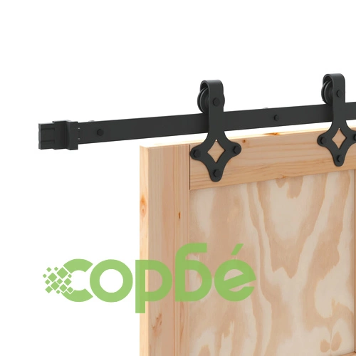 Плъзгаща врата ORKDAL 93x211 см от масивна борова дървесина с комплект за монтаж ➤ топ цена ➤ sorbe.bg