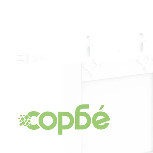 Плъзгаща се врата ОРКДАЛ от масивен бор, Бяла, 93x202x4 см с комплект за монтаж ➤ топ цена ➤ sorbe.bg