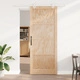 Плъзгаща врата ORKDAL от масивна борова дървесина с хардуер, 93x232x4 см