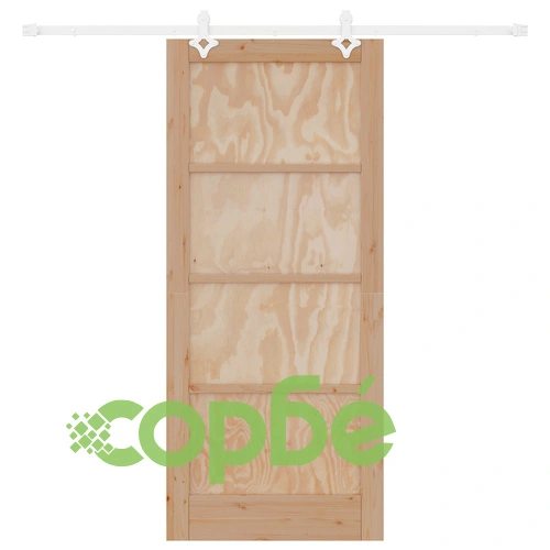 Плъзгаща врата ORKDAL от масивен бор с хардуер, 86x198.5x4 см ➤ топ цена ➤ sorbe.bg