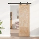 Плъзгаща врата ORKDAL 73.5x211x4 см от масивно борово дърво с хардуерен комплект