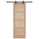 Плъзгаща врата ORKDAL 73.5x211x4 см от масивно борово дърво с хардуерен комплект
