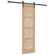 Плъзгаща врата ORKDAL 61x198.5 см от масивна борова дървесина с комплект за монтаж
