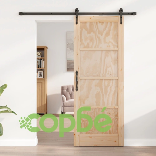 Плъзгаща врата ORKDAL 78x202 см от масивно борово дърво с комплект плъзгащи компоненти ➤ топ цена ➤ sorbe.bg