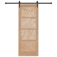 Плъзгаща врата ORKDAL 78x202 см от масивно борово дърво с комплект плъзгащи компоненти