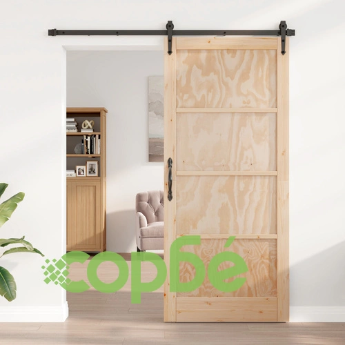 Плъзгаща врата ORKDAL 93x211x4 см от масивна борова дървесина с комплект хардуер ➤ топ цена ➤ sorbe.bg