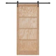 Плъзгаща врата ORKDAL 93x211x4 см от масивна борова дървесина с комплект хардуер