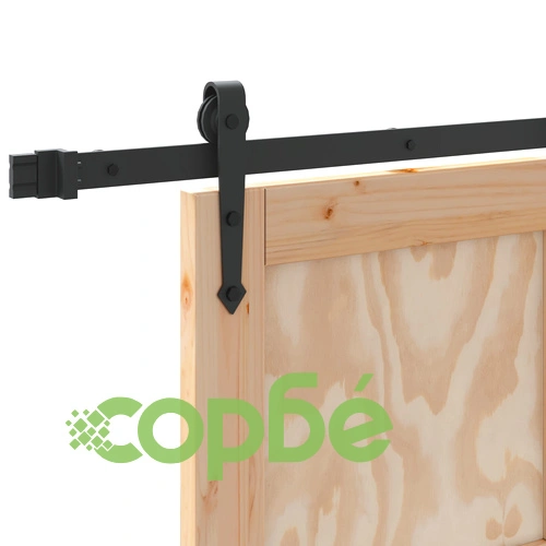 Плъзгаща врата от масивна борова дървесина с комплект за монтаж 73.5x211x4 см ORKDAL ➤ топ цена ➤ sorbe.bg