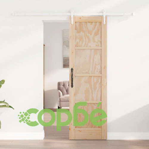 Плъзгаща врата от масивна борова дървесина с комплект обков 61x198.5 см ORKDAL ➤ топ цена ➤ sorbe.bg