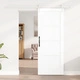 Плъзгаща Врата от Масивен Бор ORKDAL с Комплект за Монтаж, Бяла 78x202x4 см