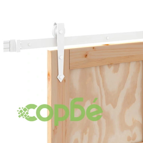 Плъзгаща се врата ORKDAL 83x211x4 см от масивна борова дървесина с комплект механизъм ➤ топ цена ➤ sorbe.bg