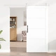 Интериорна плъзгаща се врата ORKDAL от масивно борово дърво, бяла, 93x202x4 см, с хардуерен комплект
