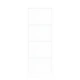 Плъзгаща врата ORKDAL от борова дървесина, бяла, 93x232x4 см, с комплект плъзгащи компоненти