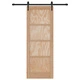 Плъзгаща Врата ORKDAL от Масивна Борова Дървесина с Комплект за Монтаж