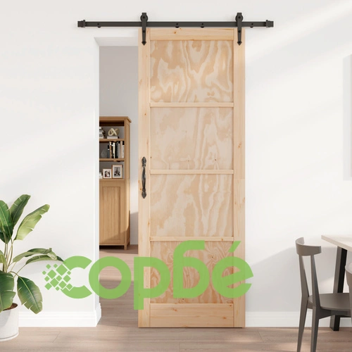 Плъзгаща врата ORKDAL 83x232x4 см от масивен бор с механизми ➤ топ цена ➤ sorbe.bg