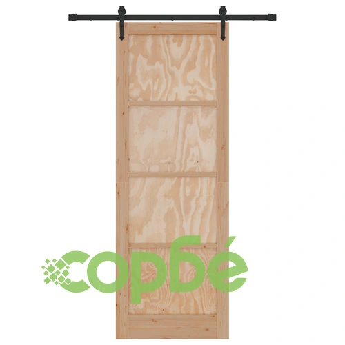 Плъзгаща врата ORKDAL 83x232x4 см от масивен бор с механизми ➤ топ цена ➤ sorbe.bg
